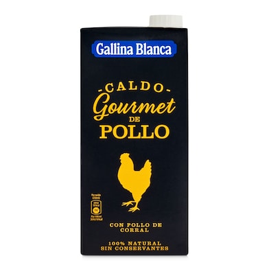 Caldo de pollo de corral 100% natural GALLINA BLANCA   BRIK 1 LT-1