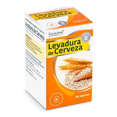 Levadura de cerveza Vivisima+ caja 50 unidades-0