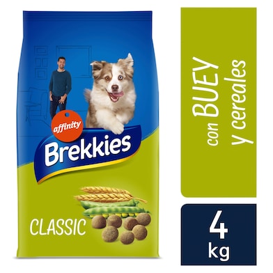 Alimento para perros classic Brekkies bolsa 4 Kg-0