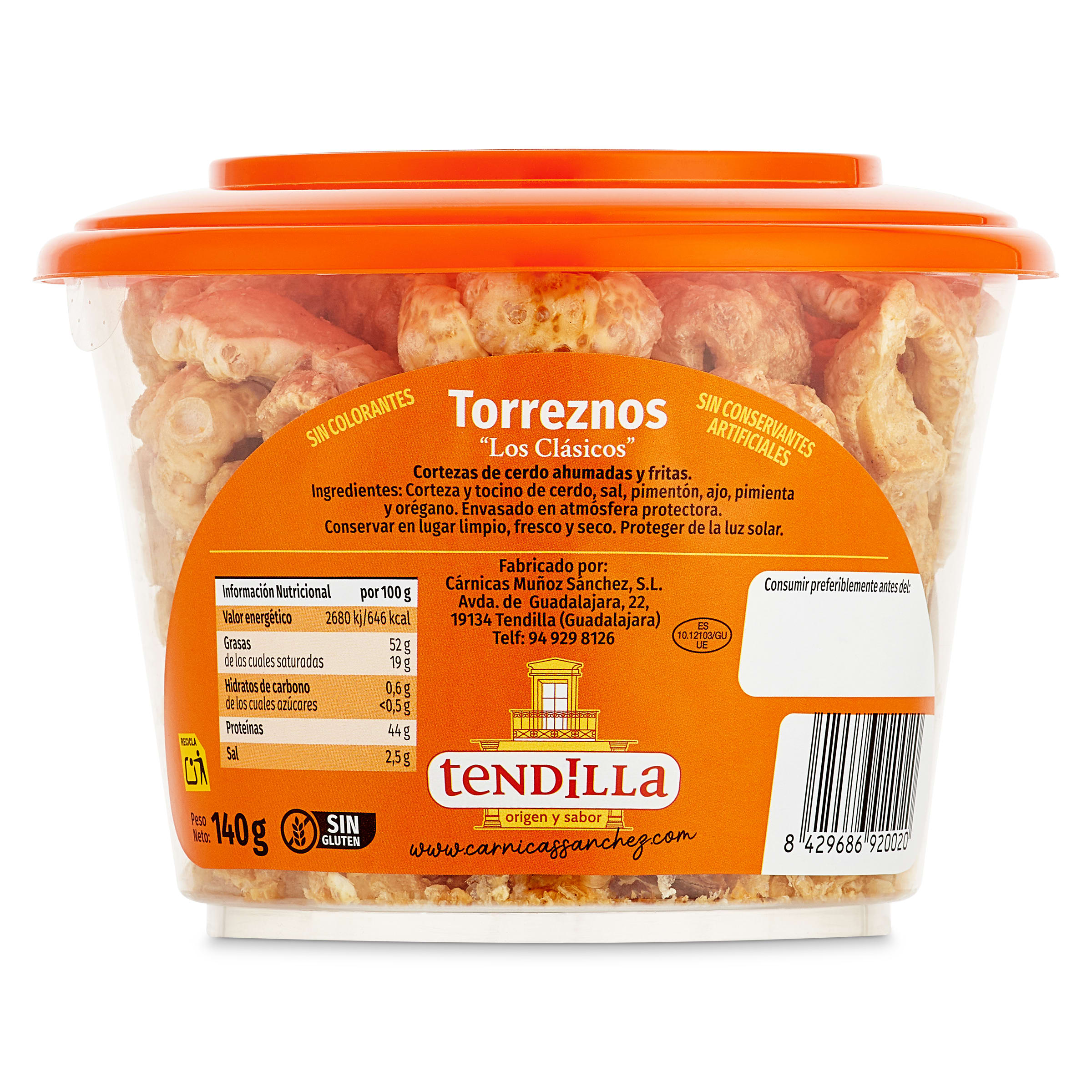 Torreznos Tendilla 140 g