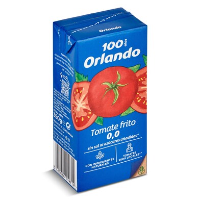 Tomate frito sin sal Orlando brik 350 g-0