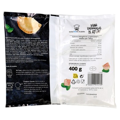 Mini empanadillas de atún Al Punto bolsa 400 g-1 Mini empanadillas de atún Al Punto bolsa 400 g-1