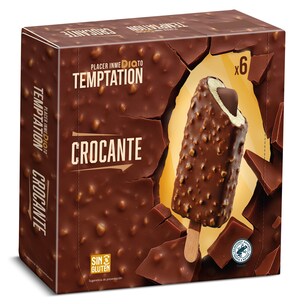 helado bombon crocante 6 x 63 g