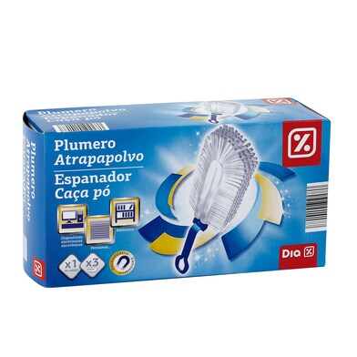 Plumero atrapapolvo microfibra Dia caja 1 unidad-0 Plumero atrapapolvo microfibra Dia caja 1 unidad-0