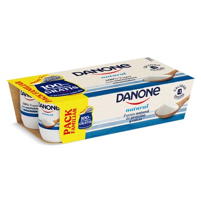 Yogur natural Danone pack 8 x 120 g-0 Yogur natural Danone pack 8 x 120 g-0