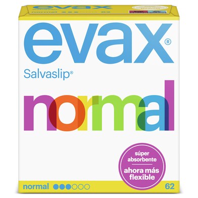 Protegeslips normal Evax caja 62 unidades-0 Protegeslips normal Evax caja 62 unidades-0