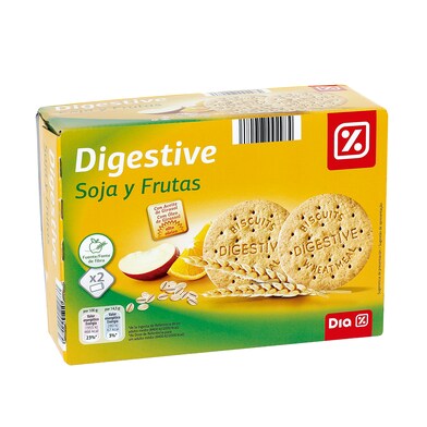 Galletas digestive con soja y fruta Dia caja 800 g-0 Galletas digestive con soja y fruta Dia caja 800 g-0