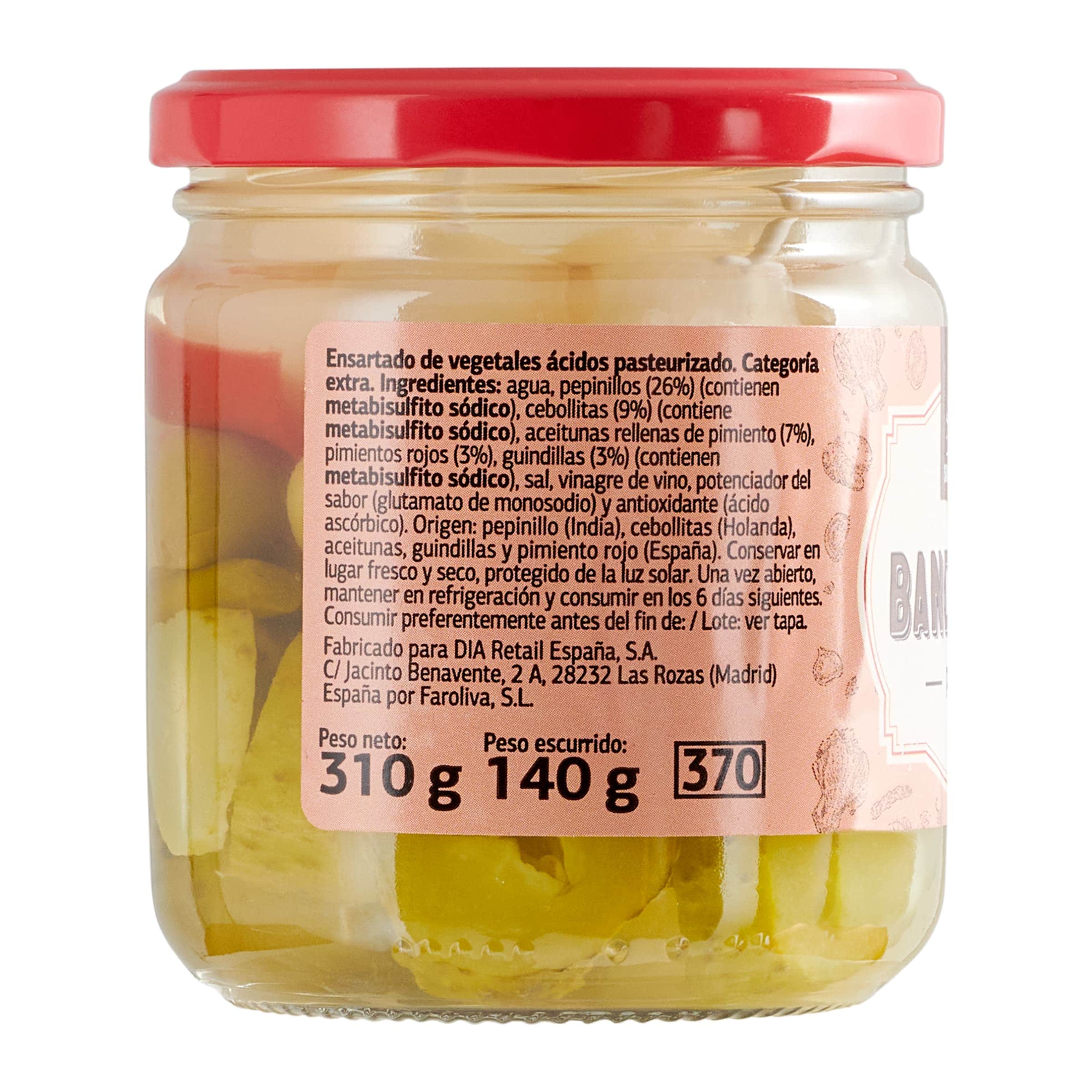 Banderillas picantes Dia Vegecampo 140 g