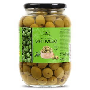 aceitunas verdes sin hueso 400 g