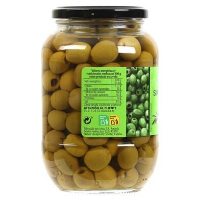Aceitunas verdes sin hueso Vegecampo de Dia frasco 400 g-1 Aceitunas verdes sin hueso Vegecampo de Dia frasco 400 g-1
