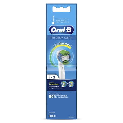 Cabezal de recambio para cepillo de dientes precision clean eb-20 Oral-B blister 2 unidades-0 Cabezal de recambio para cepillo de dientes precision clean eb-20 Oral-B blister 2 unidades-0