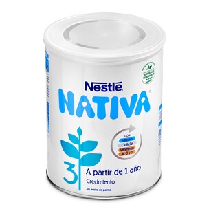 Leche infantil en polvo de continuación +12 meses Nativa 800 g
