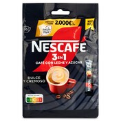 Café soluble 3 en 1 Nescafé bolsa 180 g