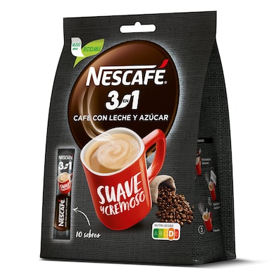 Café soluble 3 en 1 Nescafé bolsa 180 g-0