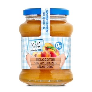 mermelada de melocoton 0 sin azucares anadidos 330 g