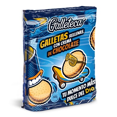 Galletas rellenas de crema de chocolate Galleteca de Dia pack 3 x 250 g-0 Galletas rellenas de crema de chocolate Galleteca de Dia pack 3 x 250 g-0