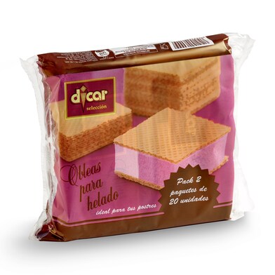 Obleas para helado Dicar bolsa 75 g-0 Obleas para helado Dicar bolsa 75 g-0