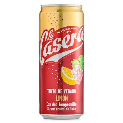 Tinto de verano limón La Casera lata 33 cl-0