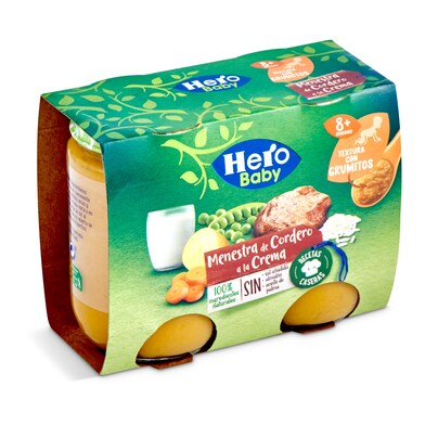 Recetas caseras menestra de cordero a la crema Hero frasco 380 g-0