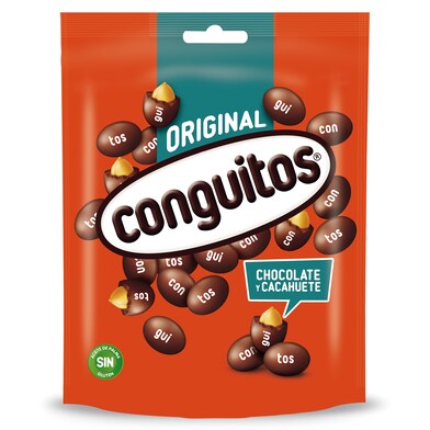 Cacahuetes cubiertos de chocolate Conguitos bolsa 220 g-0