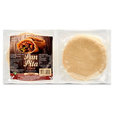 Pan de pita precocido STAR BOLSA 400 GR-0 Pan de pita precocido STAR BOLSA 400 GR-0