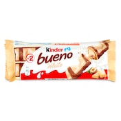 Barritas de chocolate blanco y avellanas Kinder bolsa 3 x 39 g