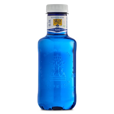 Agua mineral natural Solán de Cabras botella 50 cl-0