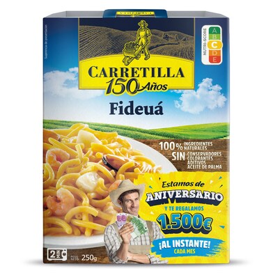 Fideuá para microondas Carretilla bandeja 250 g-0