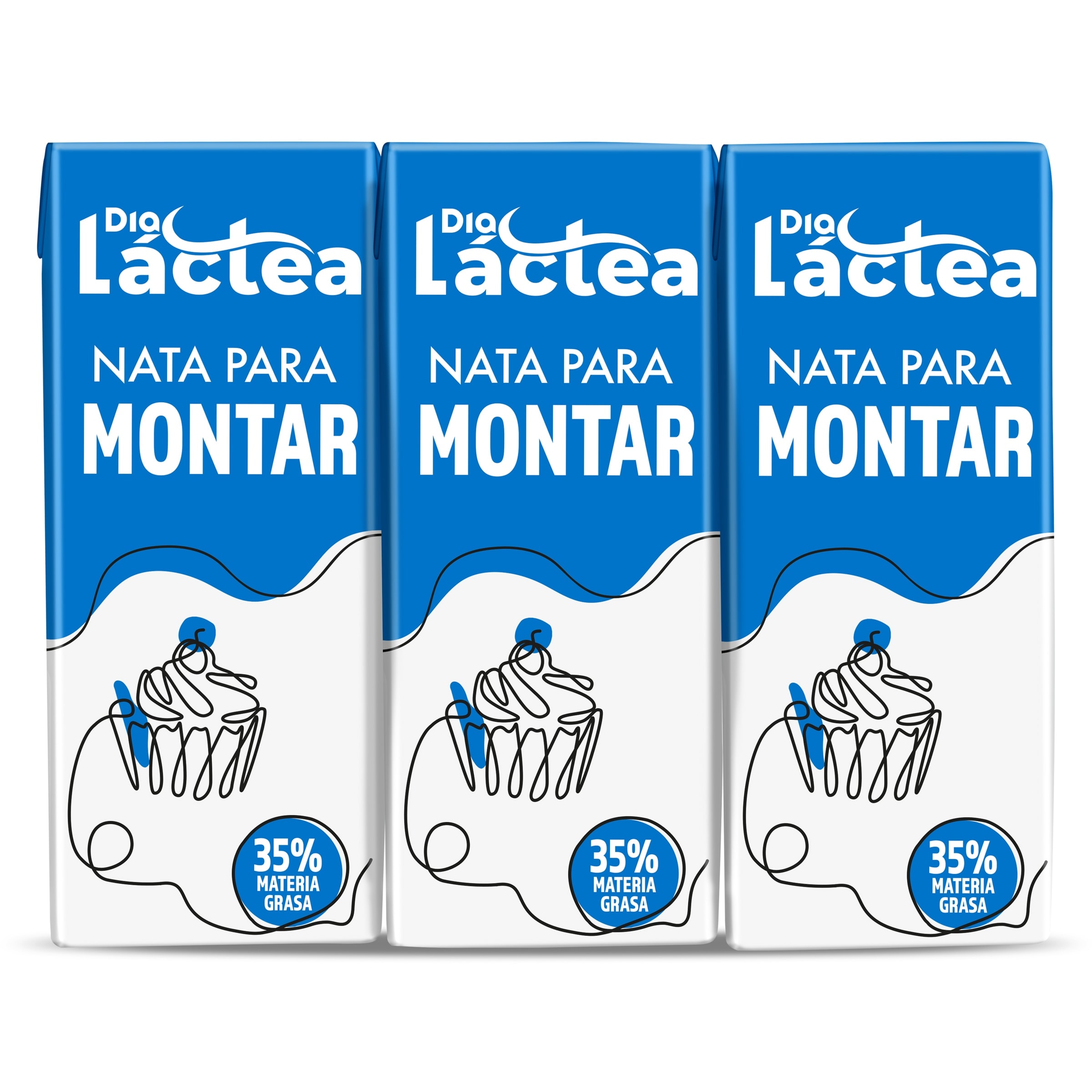 Nata para montar Dia Láctea 3 x 200 ml