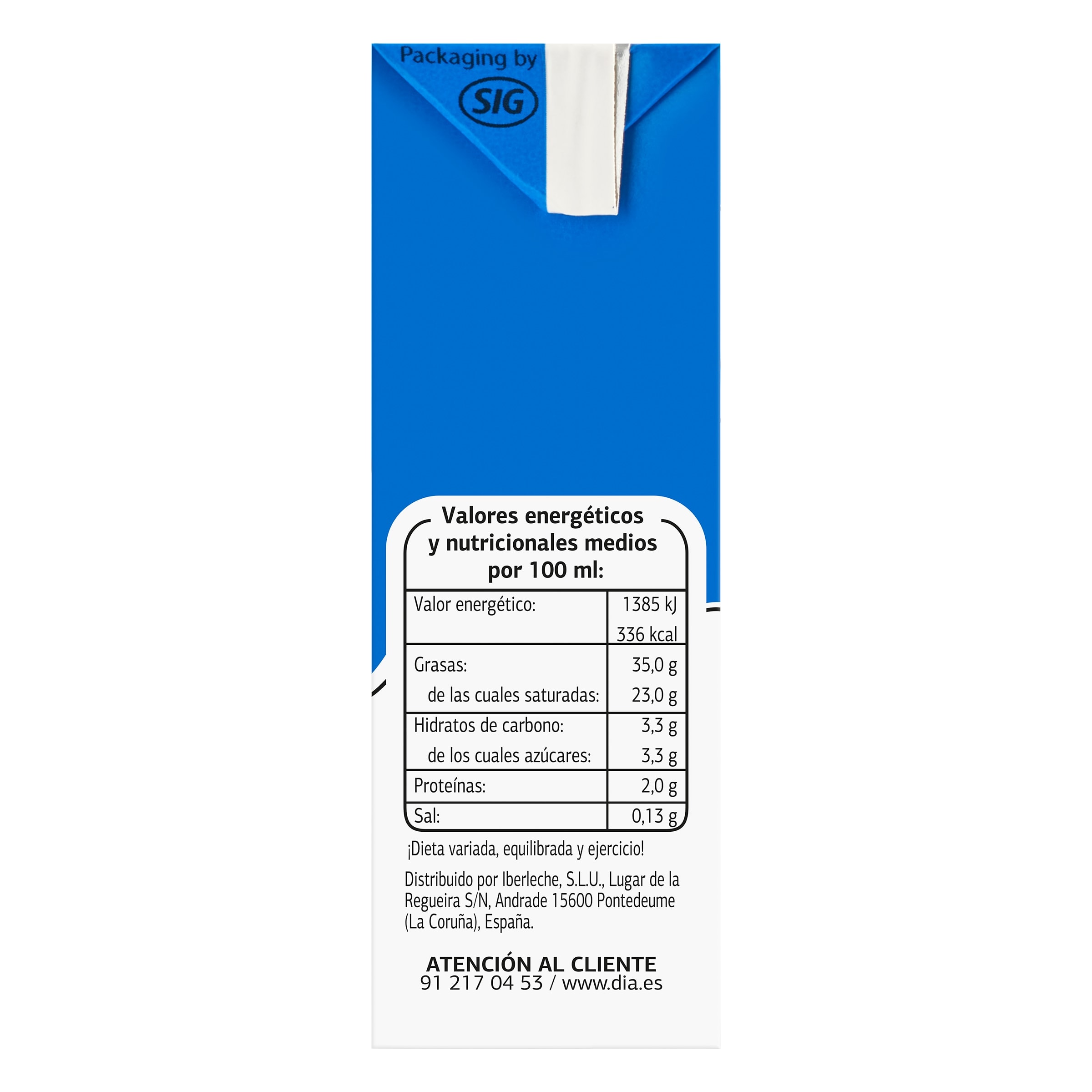 Nata para montar Dia Láctea 3 x 200 ml