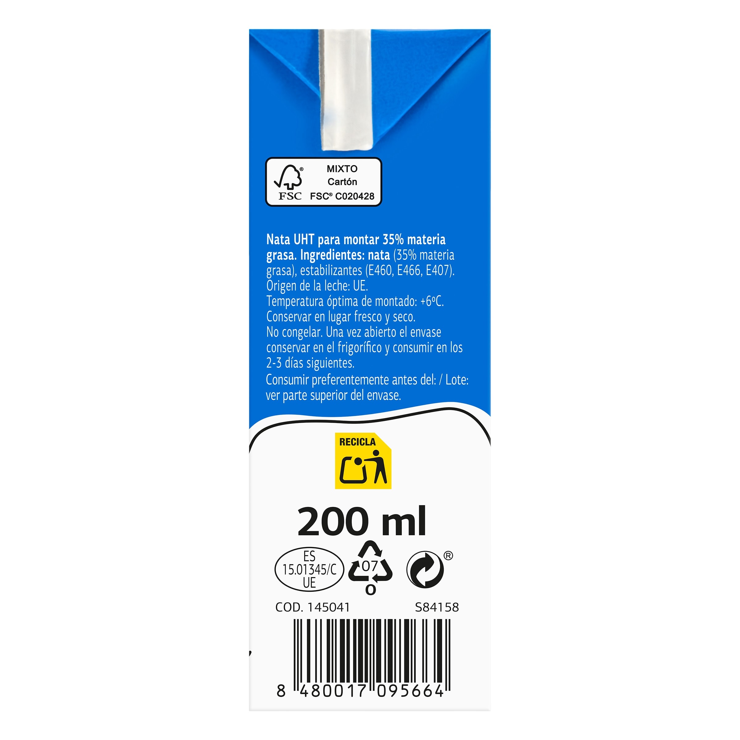 Nata para montar Dia Láctea 3 x 200 ml