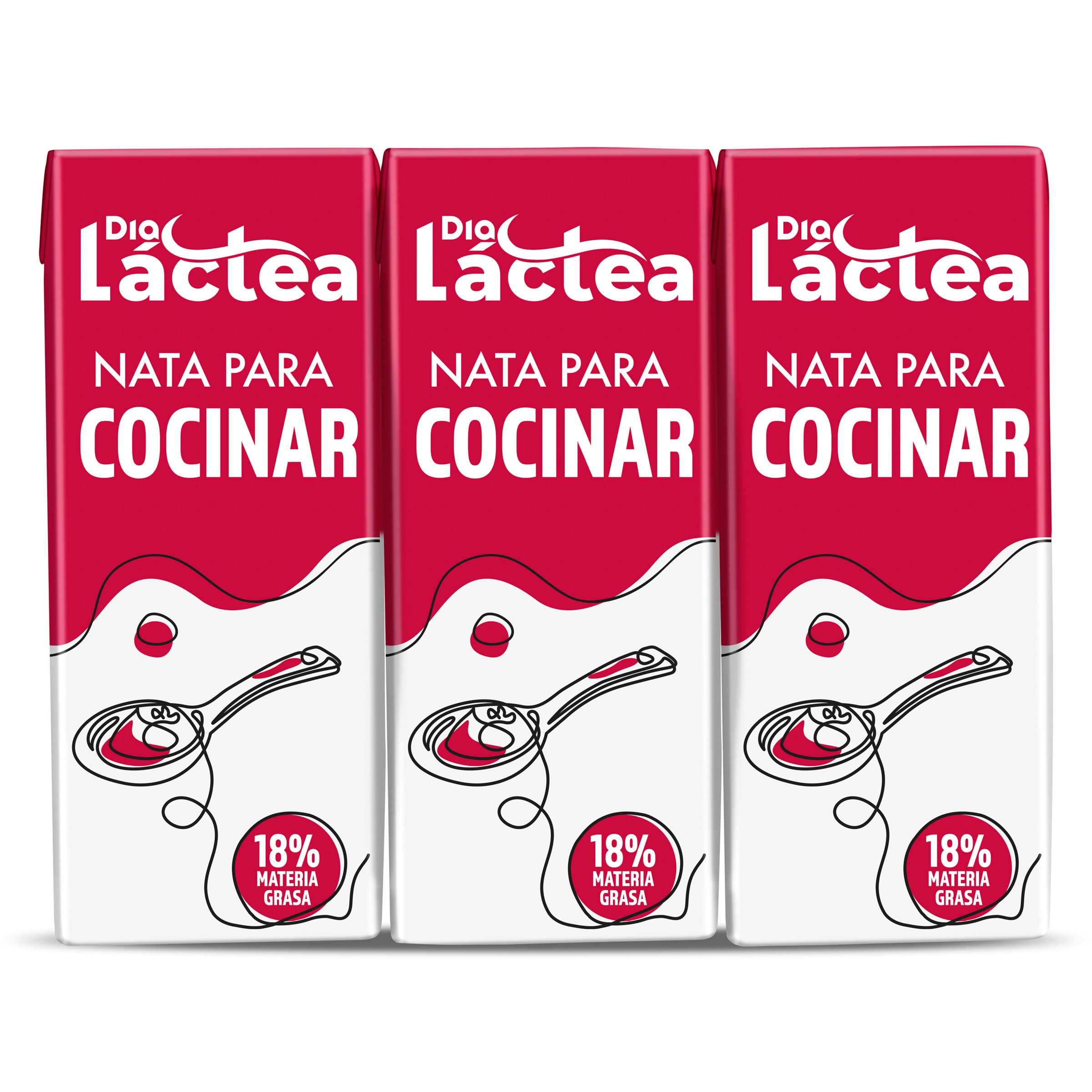 Nata para cocinar 18% M.G. Dia Láctea 3 x 200 ml