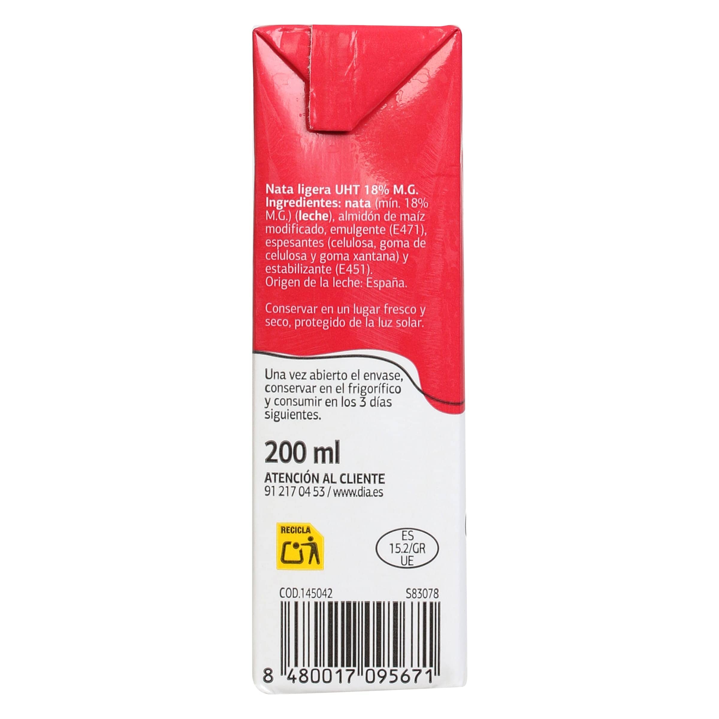 Nata para cocinar 18% M.G. Dia Láctea 3 x 200 ml
