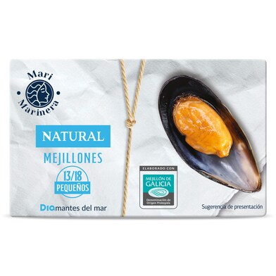 Mejillones al natural 13/18 piezas Mari Marinera de Dia lata 69 g-1 Mejillones al natural 13/18 piezas Mari Marinera de Dia lata 69 g-1
