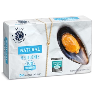 mejillones al natural 1318 piezas 69 g