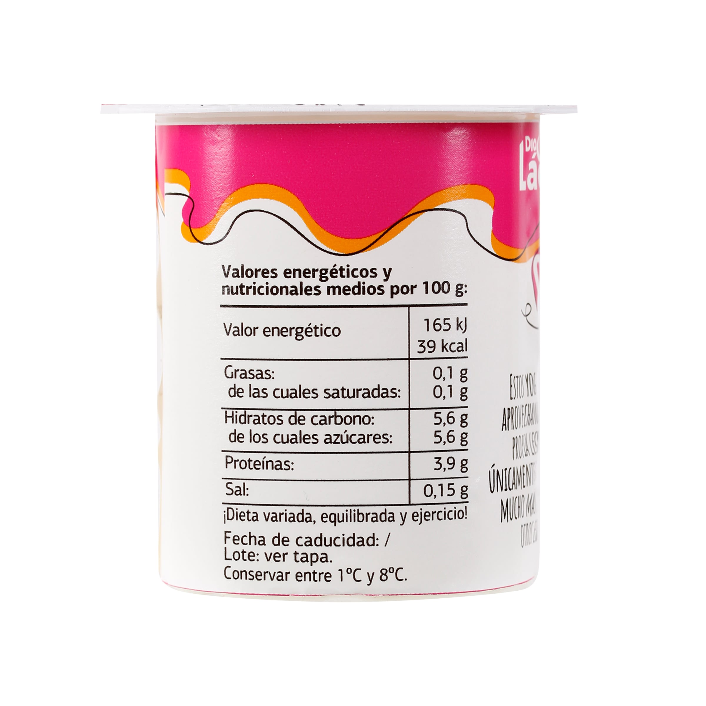 Yogur desnatado sabor limón, fresa y piña Dia Láctea 6 x 125 g