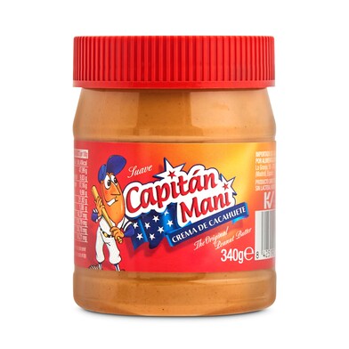 Crema de cacahuete Capitán Mani bote 340 g-0 Crema de cacahuete Capitán Mani bote 340 g-0