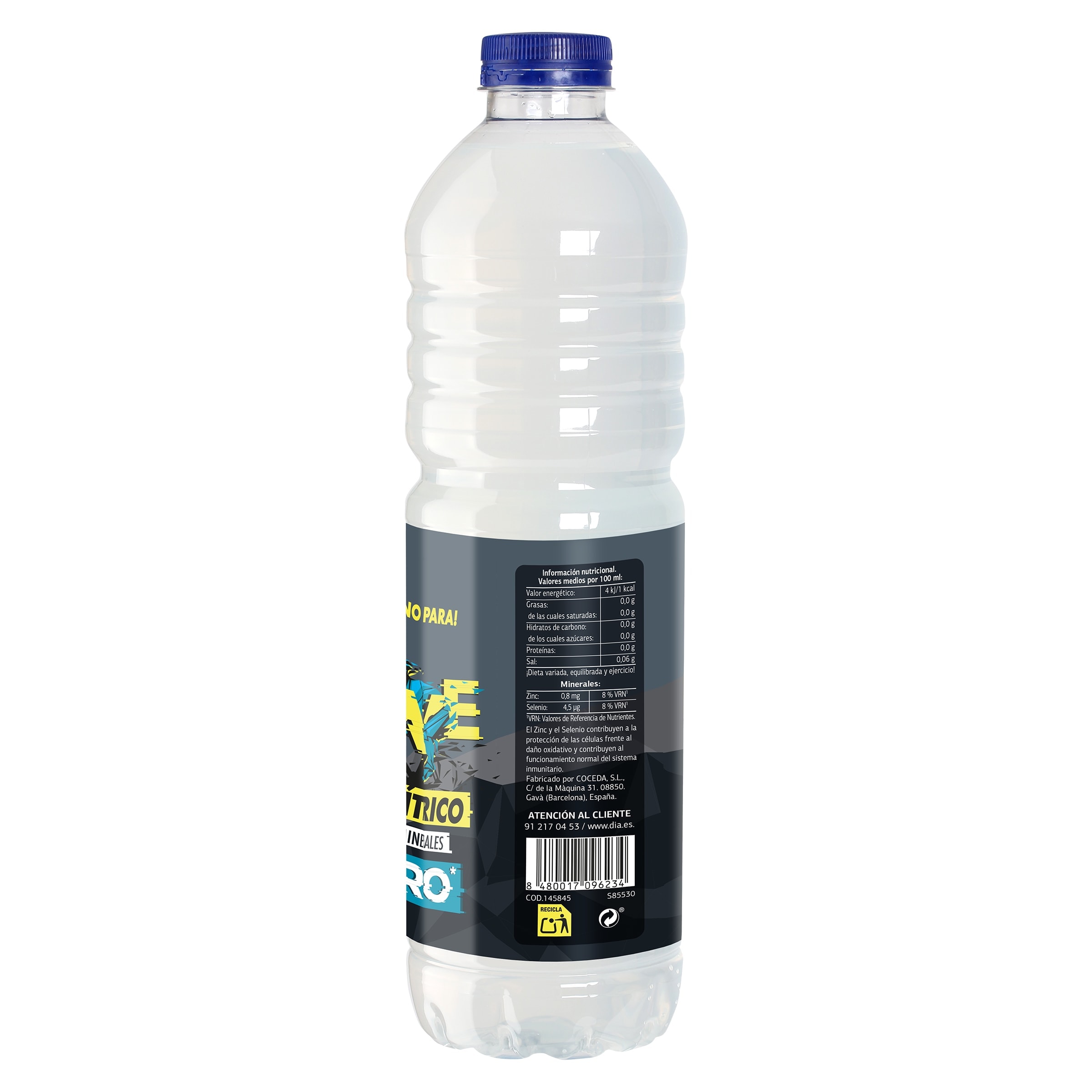 Bebida isotónica zero sabor limón Dia Get move 1.5 L