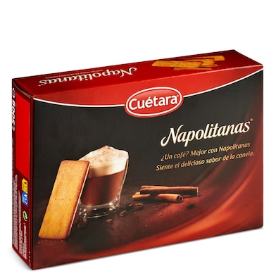 Galletas con canela Cuétara Napolitanas caja 500 g-0