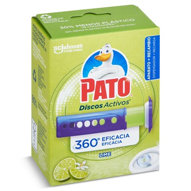 Discos activos aparato aroma lima Pato blister 1 unidad-0 Discos activos aparato aroma lima Pato blister 1 unidad-0