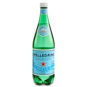 Agua mineral con gas San Pellegrino botella 1 l