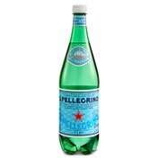 Agua mineral con gas San Pellegrino botella 1 l