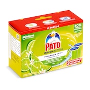 Discos activos aroma lima fresca Pato   caja 2 unidades