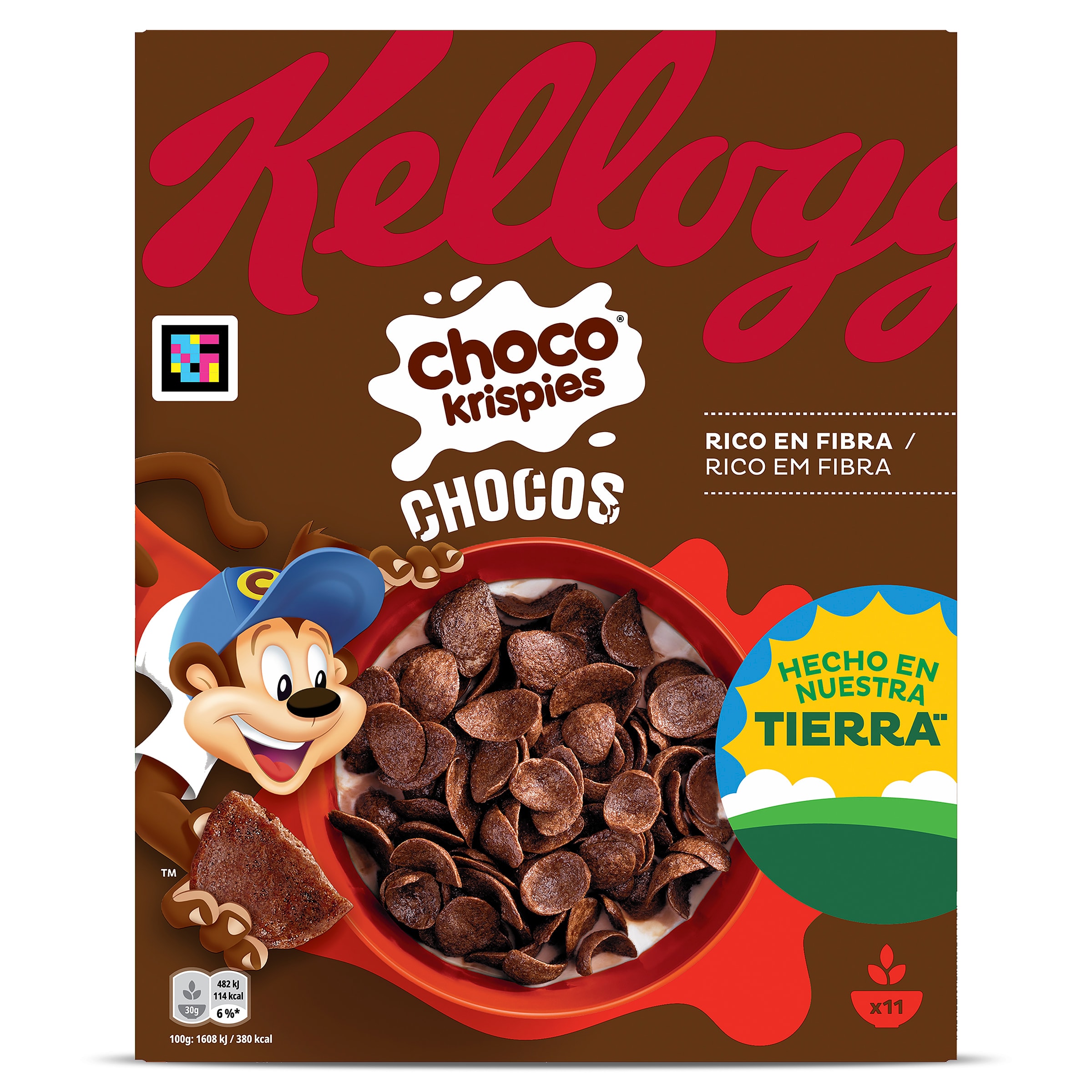 Cereales con chocolate Kellogg's Choco Krispies 330 g