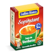 Sopa de verduras con picatostes Gallina Blanca Sopinstant caja 51 g
