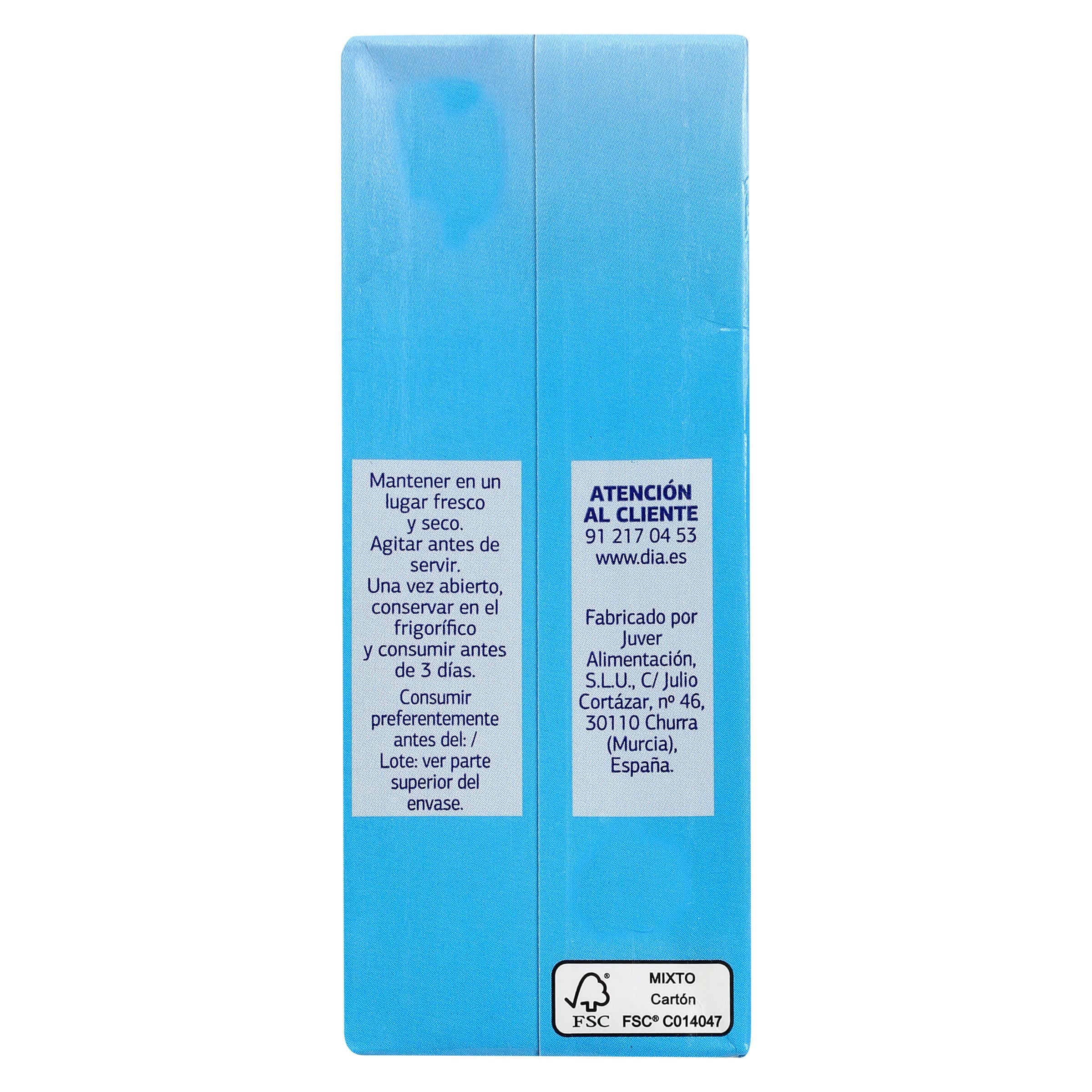Bebida de fruta y leche mediterráneo Dia Saborfera pack 6 x 200 ml