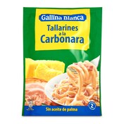 Tallarines carbonara Gallina Blanca sobre 143 g