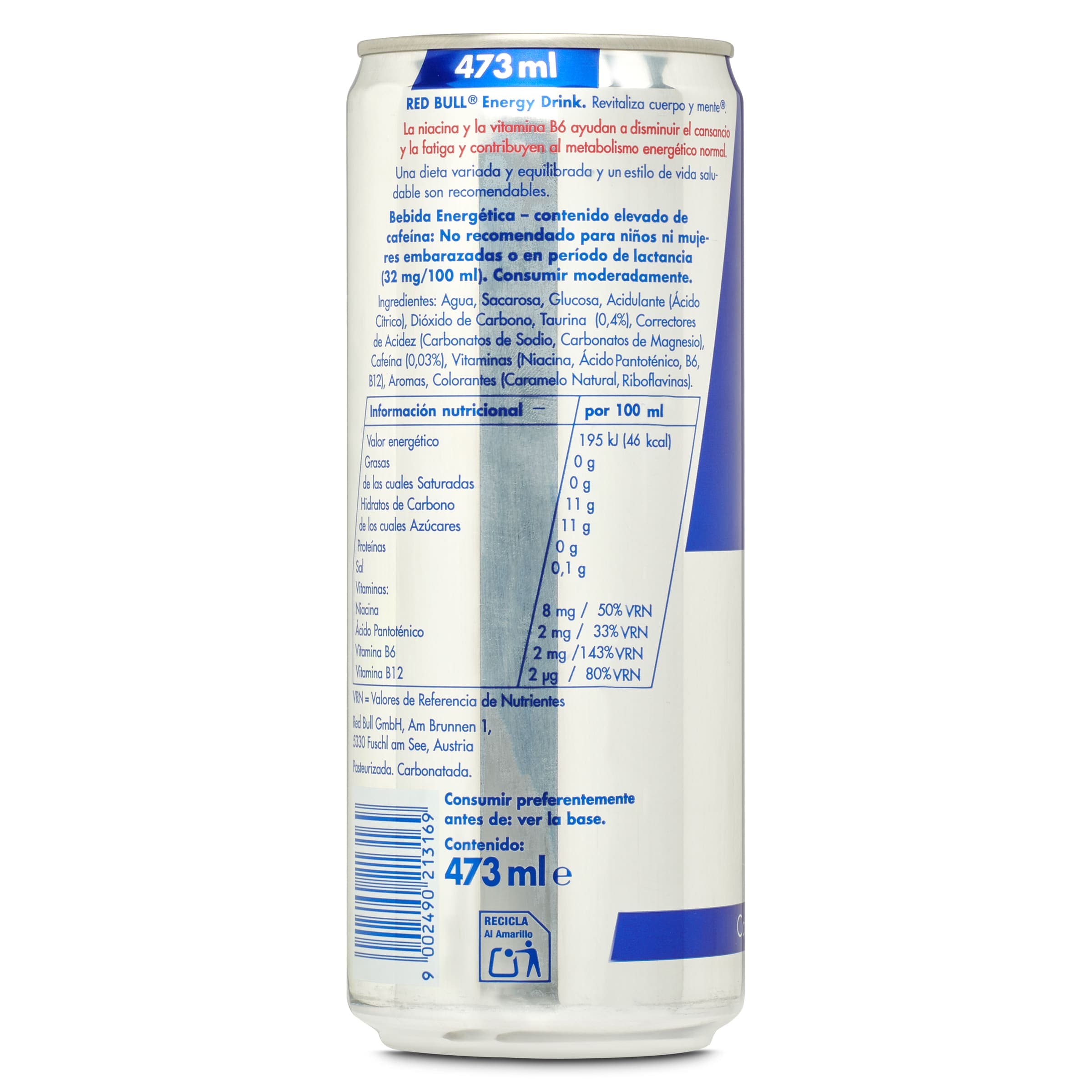 Red bull 473 ml