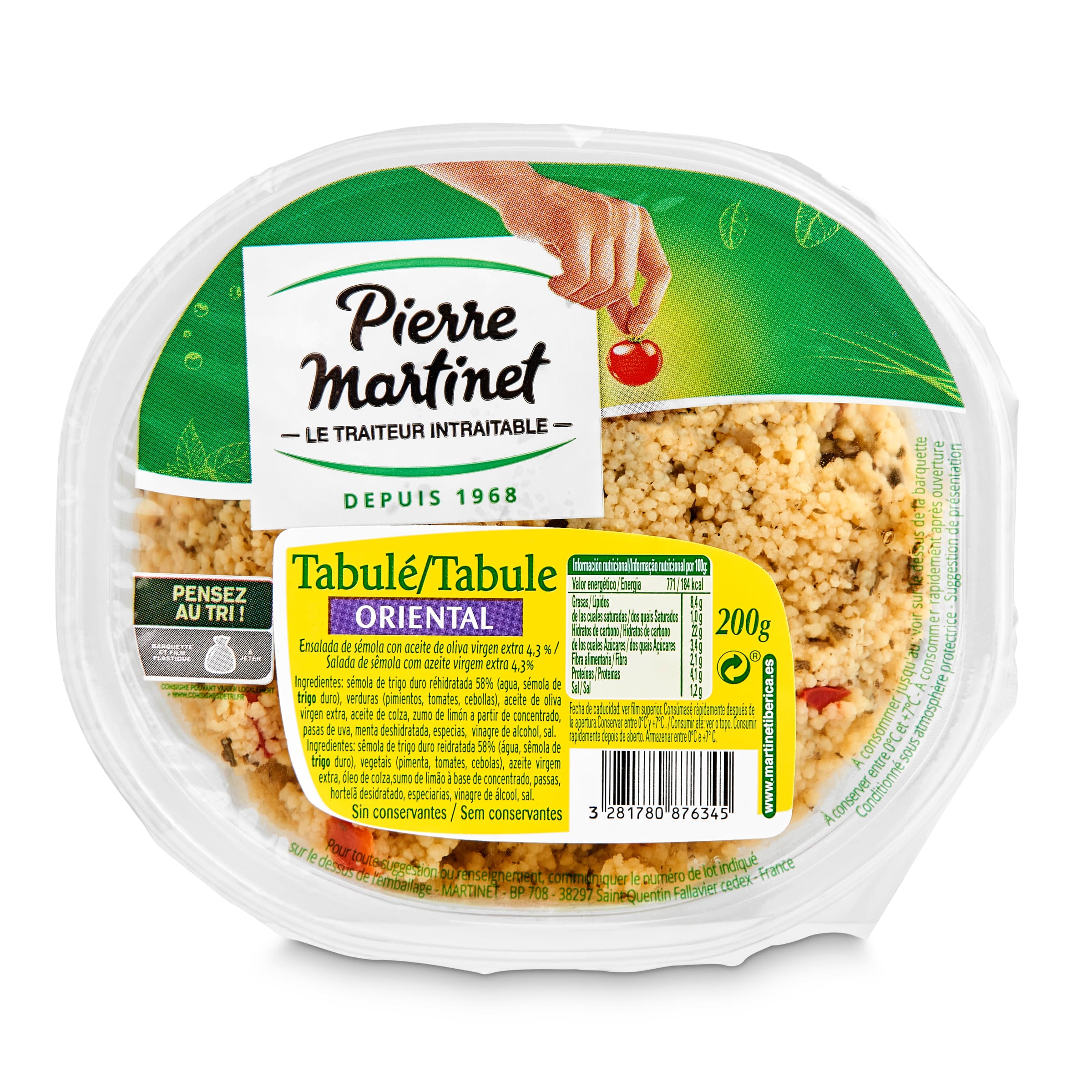 Tabulé oriental Pierre Martinet 200 g