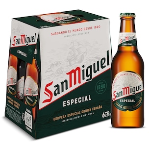 cerveza pack 6 x 25 cl